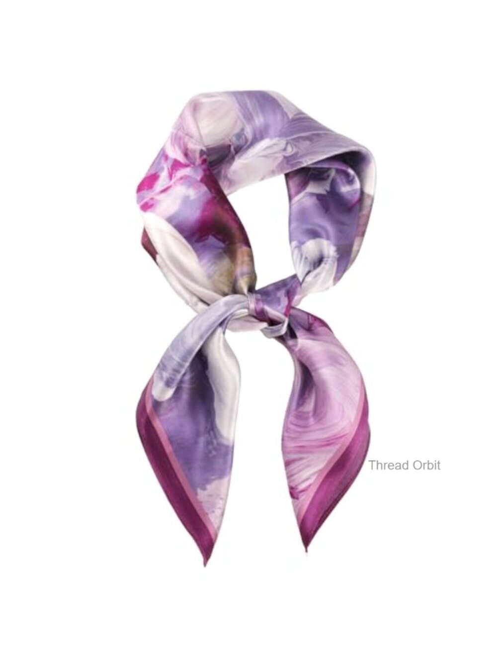 100% Pure Mulberry Silk Scarf 26in Square Neckerchief Headscarf